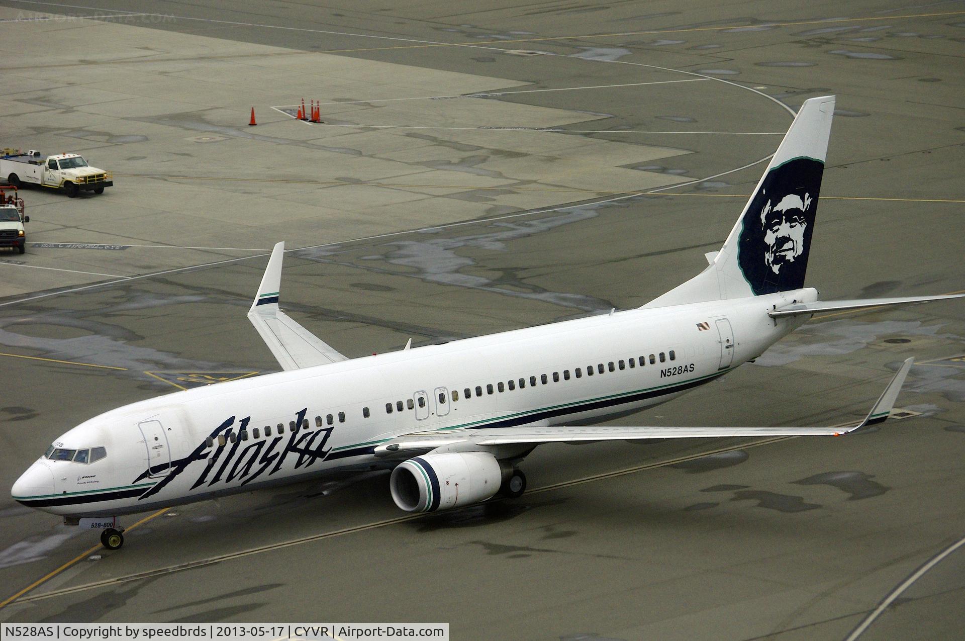 N528AS, 2009 Boeing 737-890 C/N 35695, Alaska Airlines 737