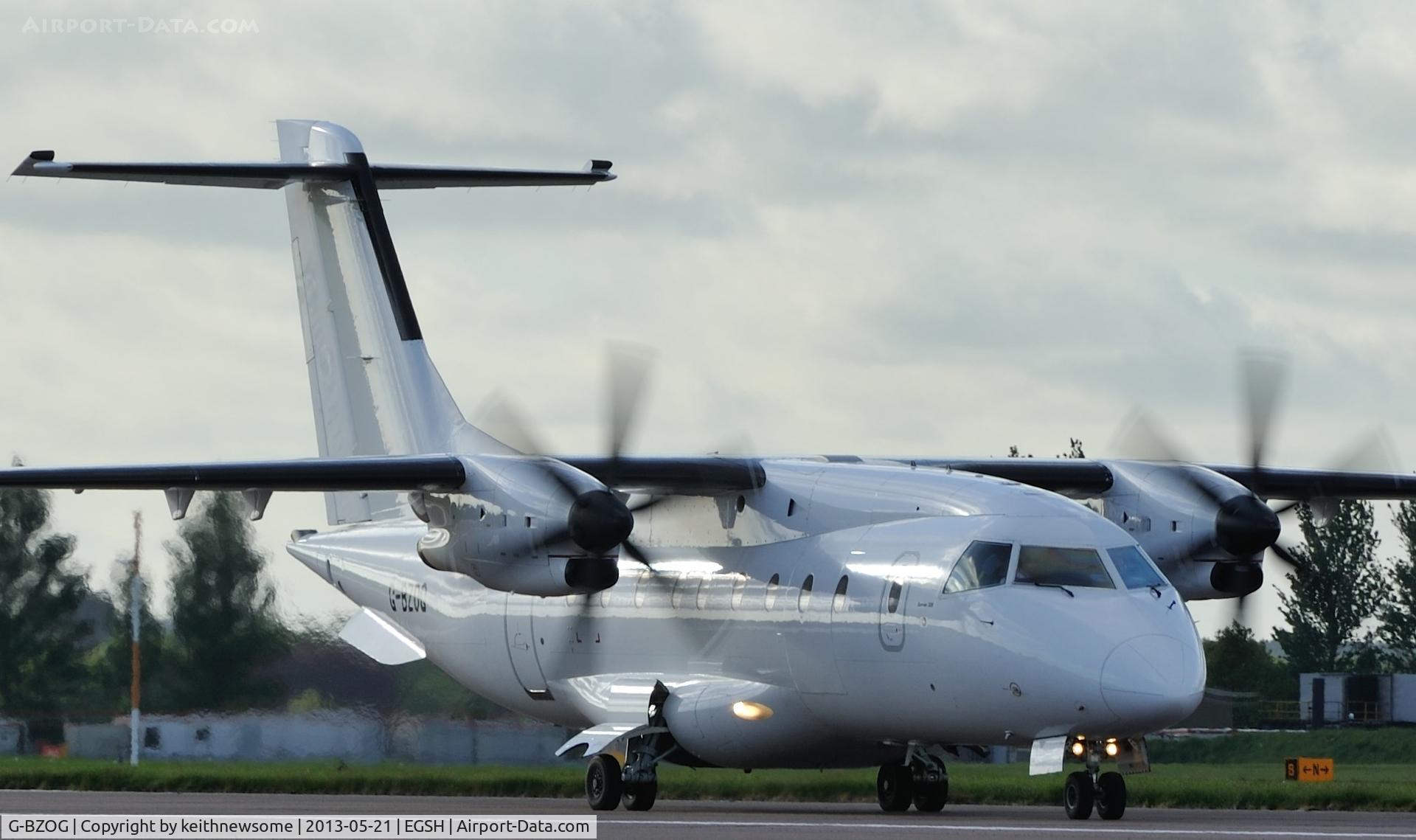 G-BZOG, 1998 Dornier 328-100 C/N 3088, Evening Leaving !