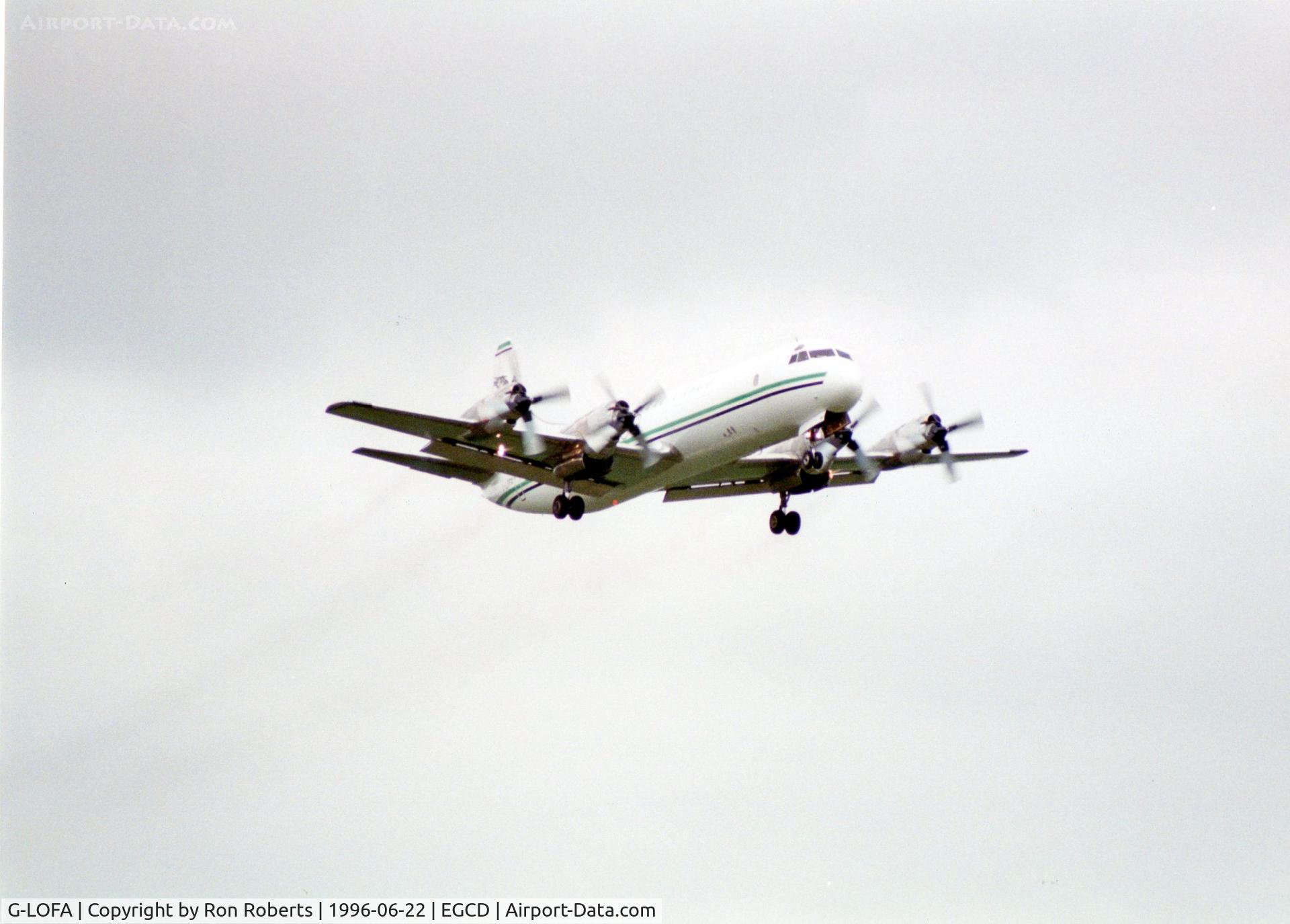 G-LOFA, 1959 Lockheed L-188C(F) Electra C/N 2002, Woodford Airshow