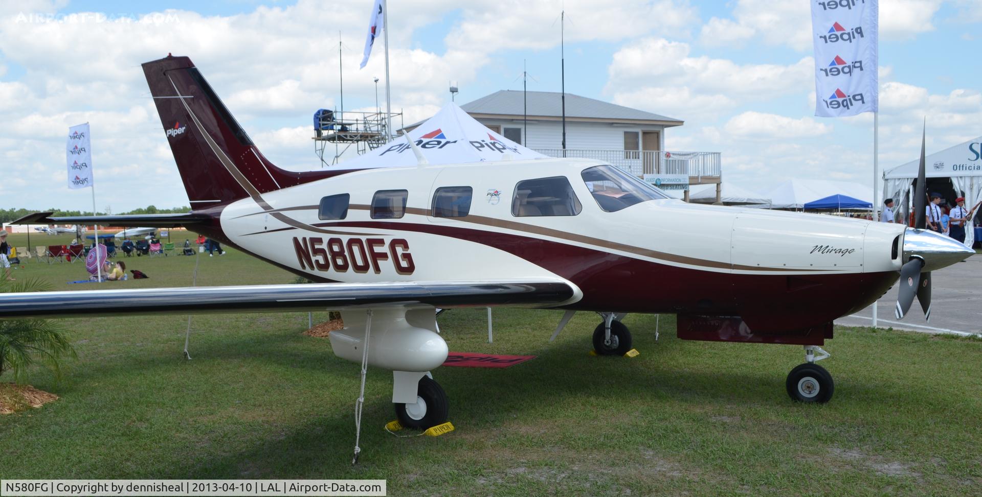 N580FG, 2013 Piper PA-46-350P Malibu Mirage C/N 4636580, 2013 PIPER PA-46-350P AT SUN N FUN