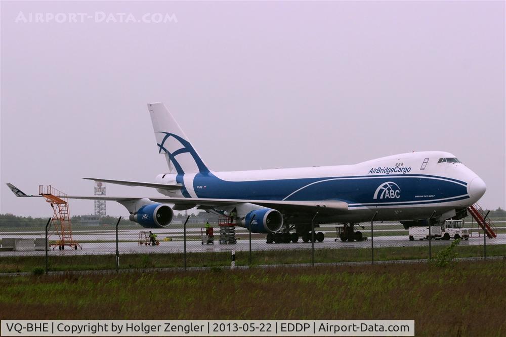 VQ-BHE, 2008 Boeing 747-4KZF (SCD) C/N 36784, Coming to LEJ for maintenance.....