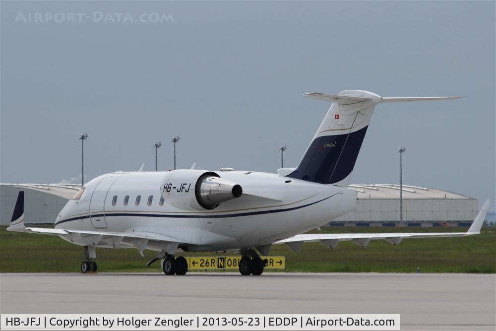 HB-JFJ, 2005 Bombardier Challenger 604 (CL-600-2B16) C/N 5599, Guest on GAT and of World Transport Forum Leipzig....
