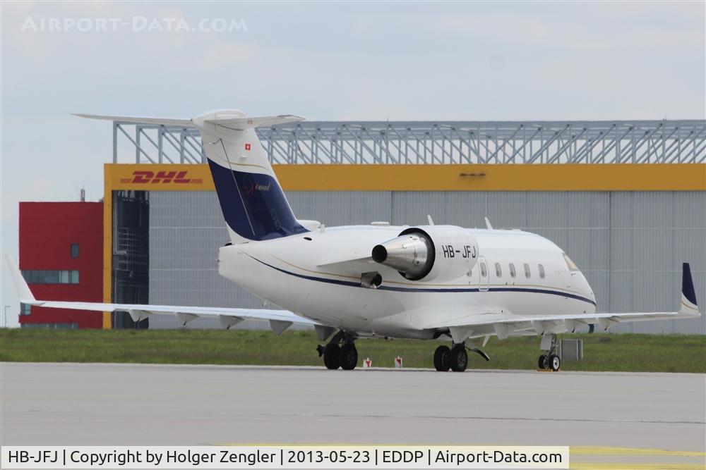 HB-JFJ, 2005 Bombardier Challenger 604 (CL-600-2B16) C/N 5599, Guest on GAT and of World Transport Forum Leipzig....