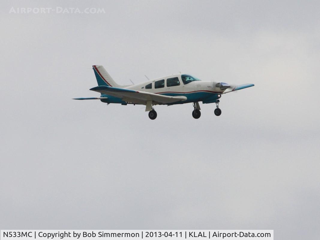 N533MC, 1977 Piper PA-28R-201T Cherokee Arrow III C/N 28R-7703183, Arriving at Sun N Fun 2013 - Lakeland, FL