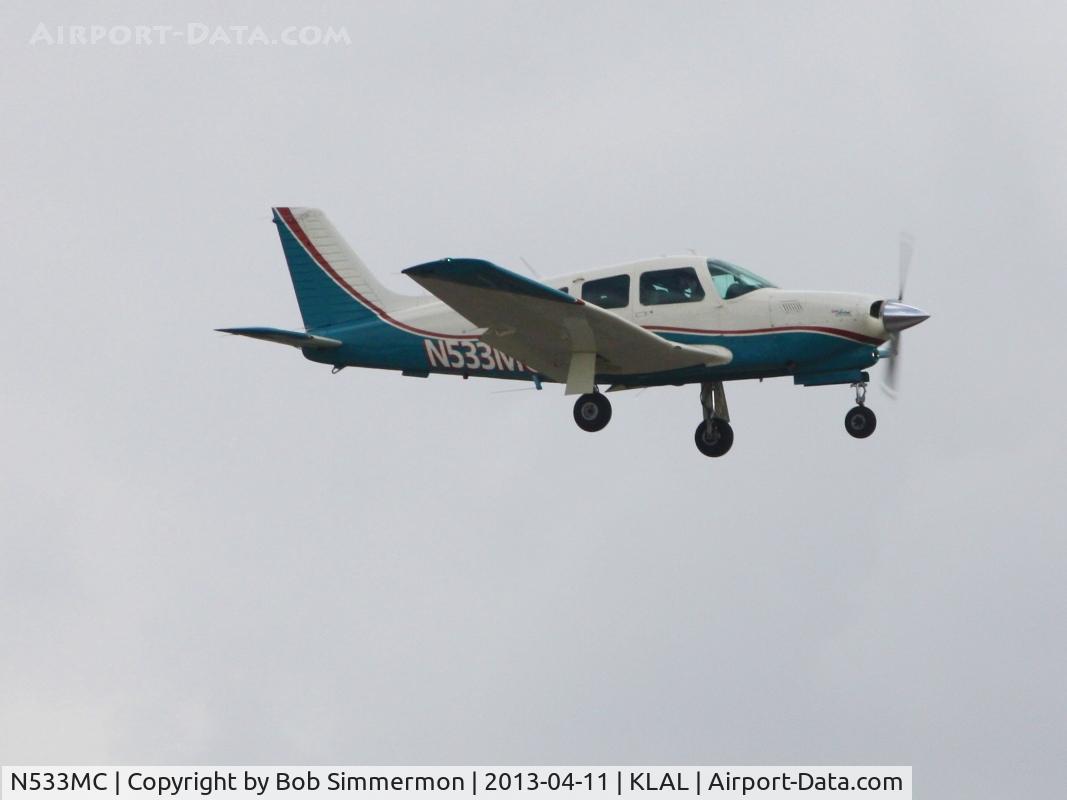 N533MC, 1977 Piper PA-28R-201T Cherokee Arrow III C/N 28R-7703183, Arriving at Sun N Fun 2013 - Lakeland, FL