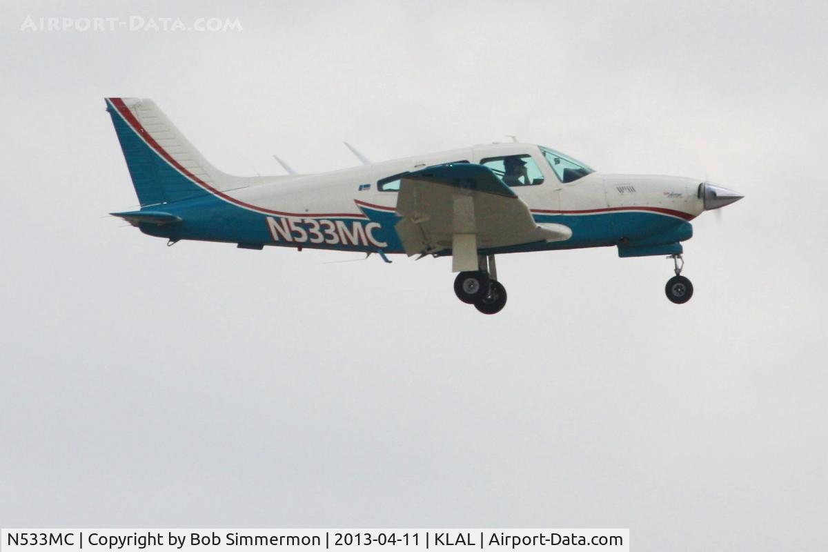 N533MC, 1977 Piper PA-28R-201T Cherokee Arrow III C/N 28R-7703183, Arriving at Sun N Fun 2013 - Lakeland, FL