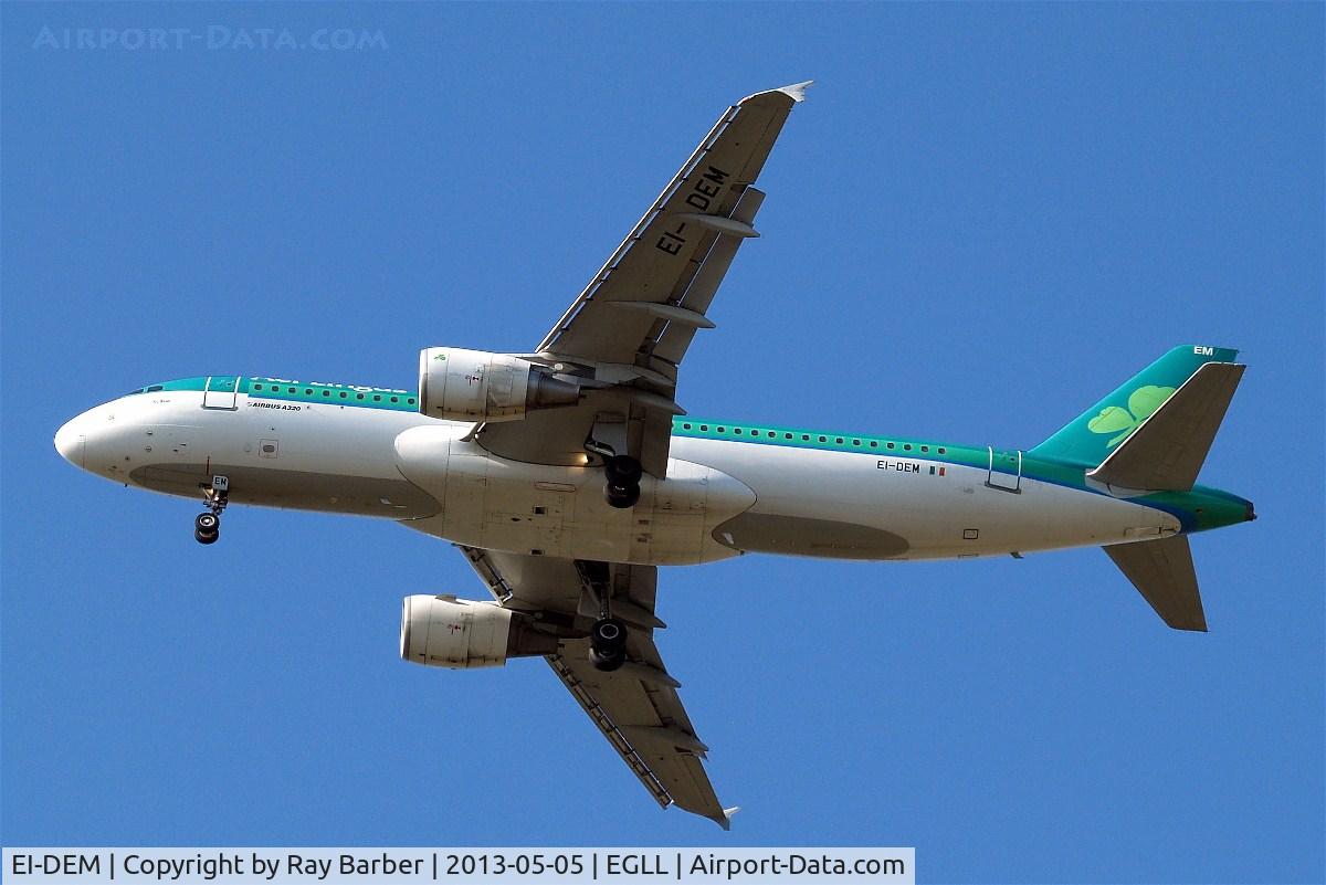 EI-DEM, 2005 Airbus A320-214 C/N 2411, EI-DEM   Airbus A320-214 [2411] (Aer Lingus) Home~G 03/05/2013. Now has 