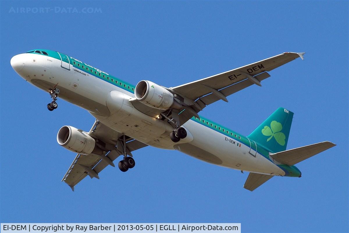 EI-DEM, 2005 Airbus A320-214 C/N 2411, EI-DEM   Airbus A320-214 [2411] (Aer Lingus) Home~G 03/05/2013. Now has 