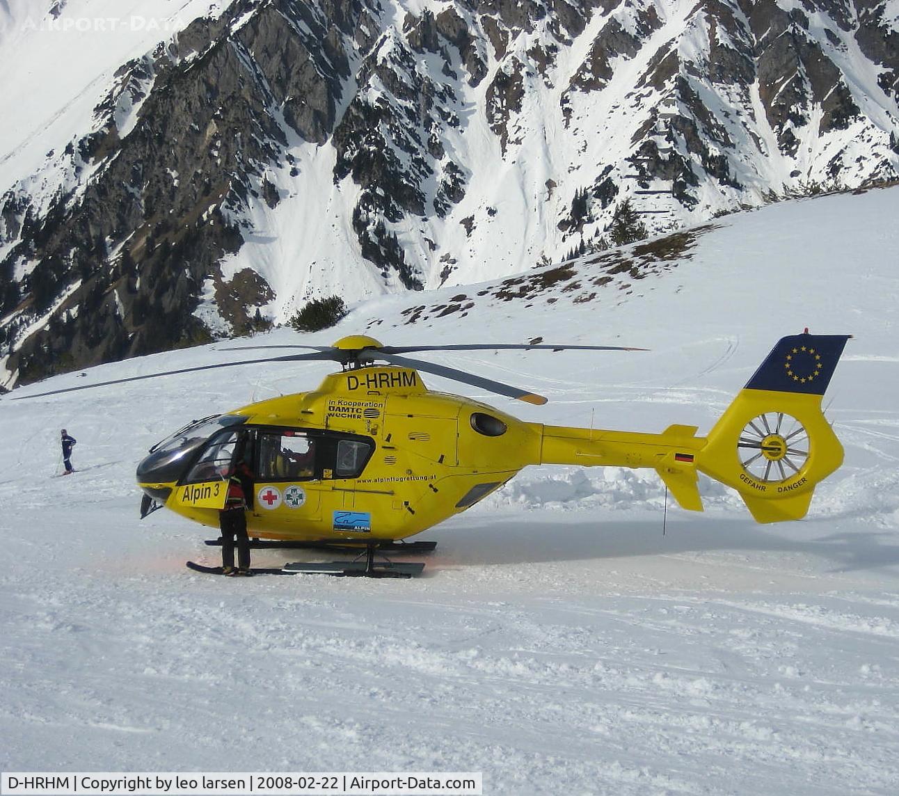 D-HRHM, 1997 Eurocopter EC-135T-1 C/N 0027, of Airport ST.Anton Austria 22.2.08