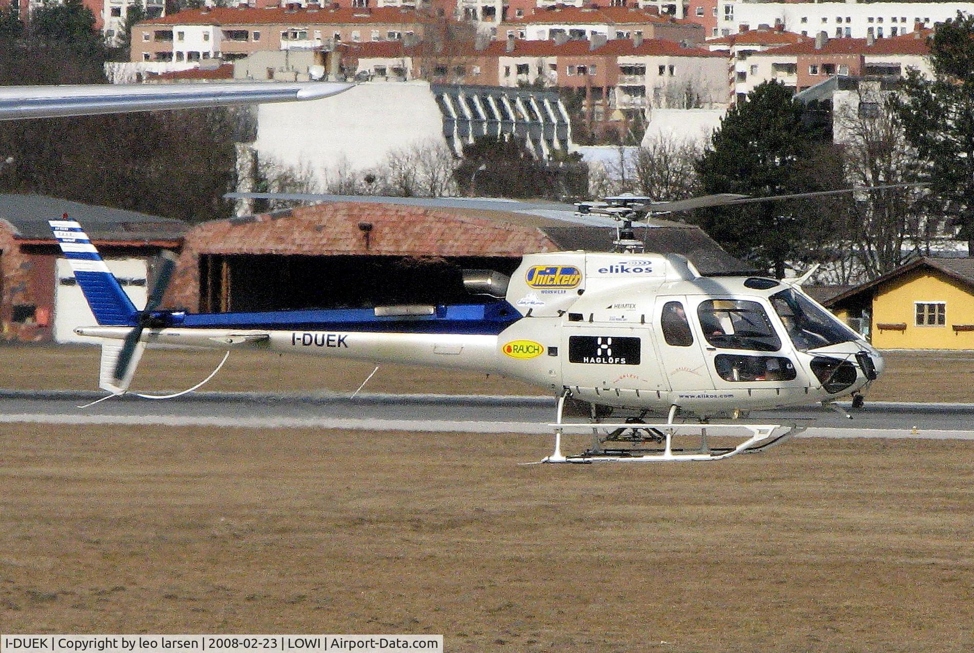 I-DUEK, Eurocopter AS-350B-3 Ecureuil Ecureuil C/N 3300, INNSBRUCK Austria 3.2.08