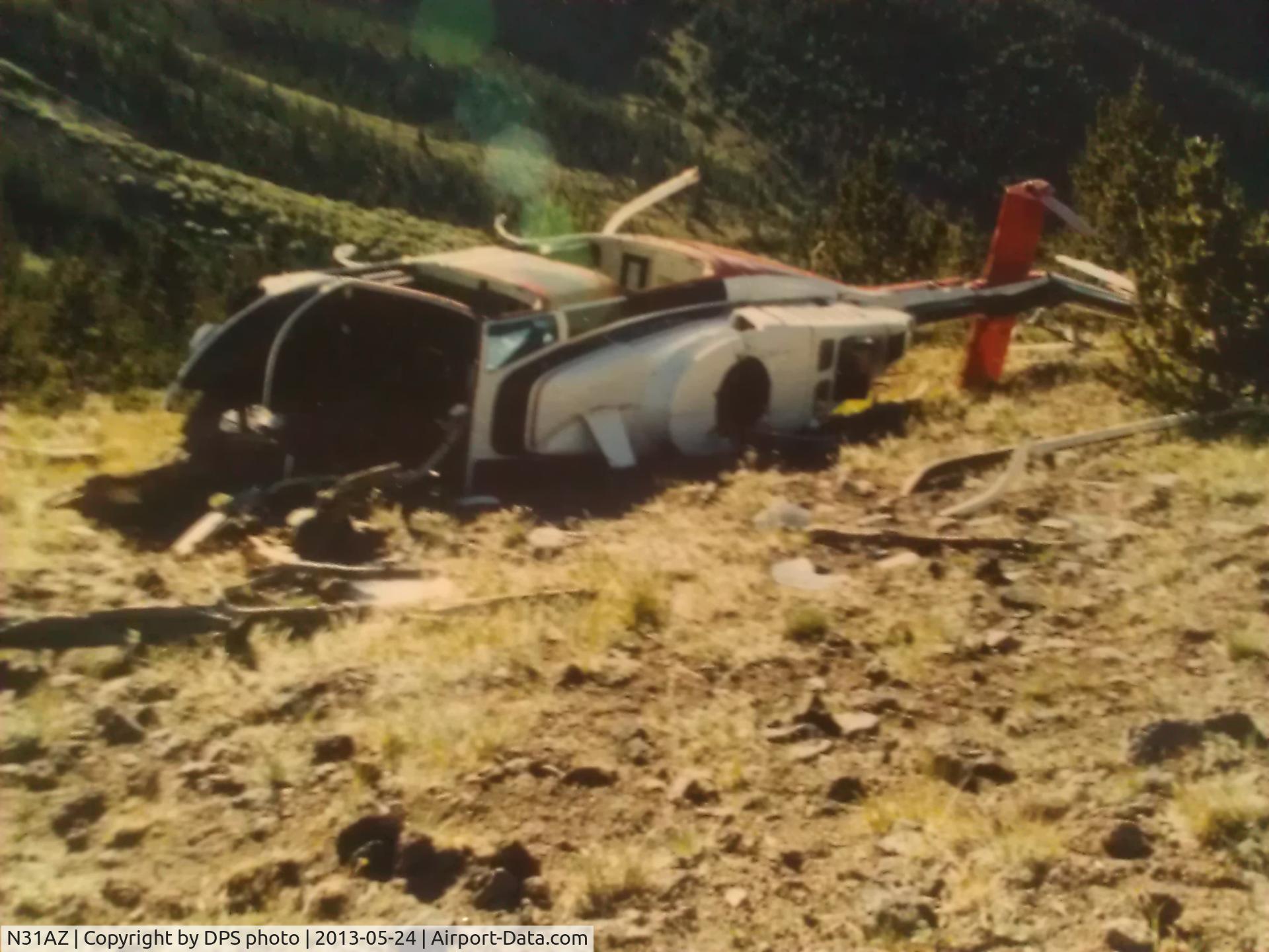 N31AZ, Bell 206L-1 LongRanger II C/N 45216, Arizona Department of safety. Crash rollover.