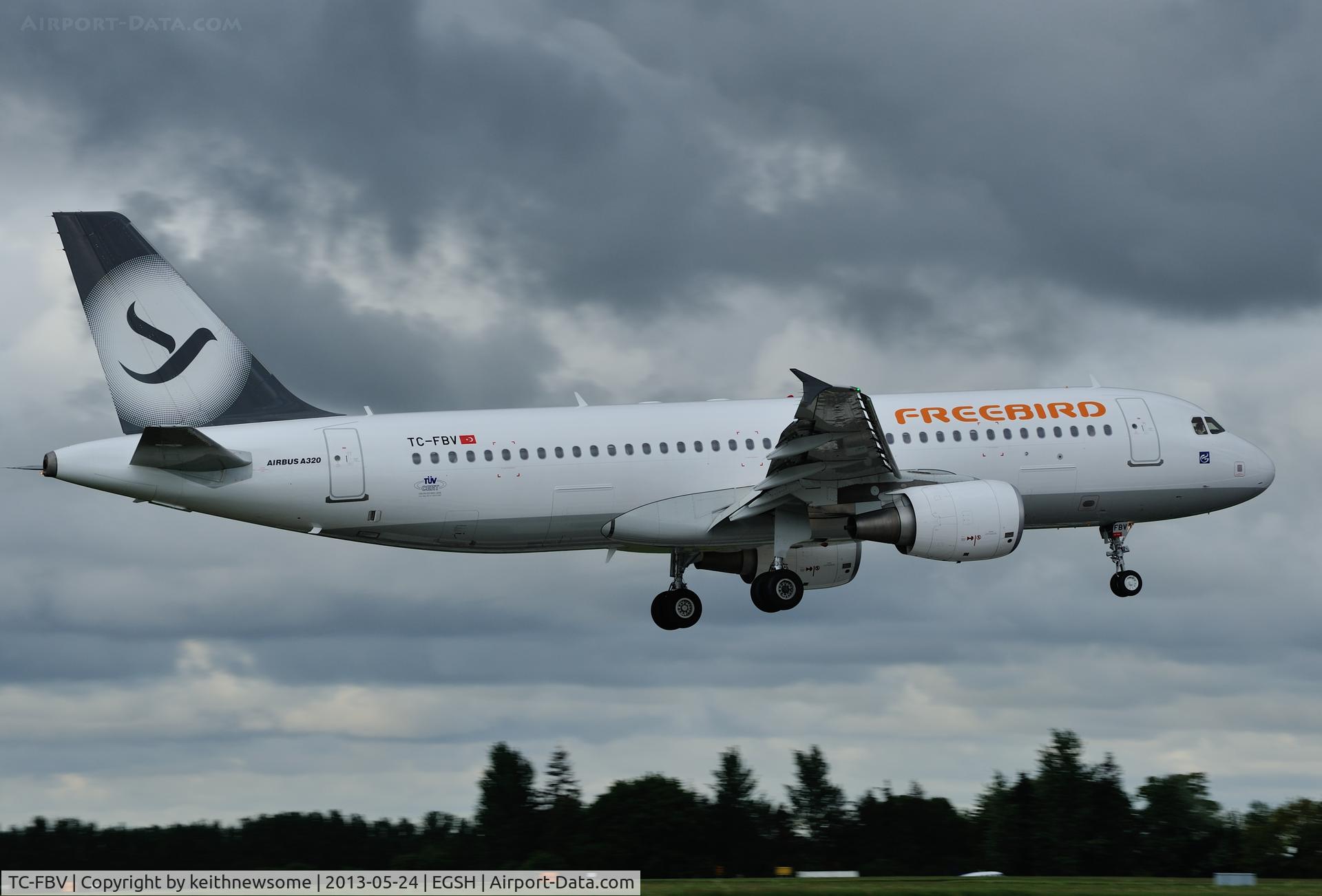 TC-FBV, 2011 Airbus A320-214 C/N 4658, Cold and wet !!