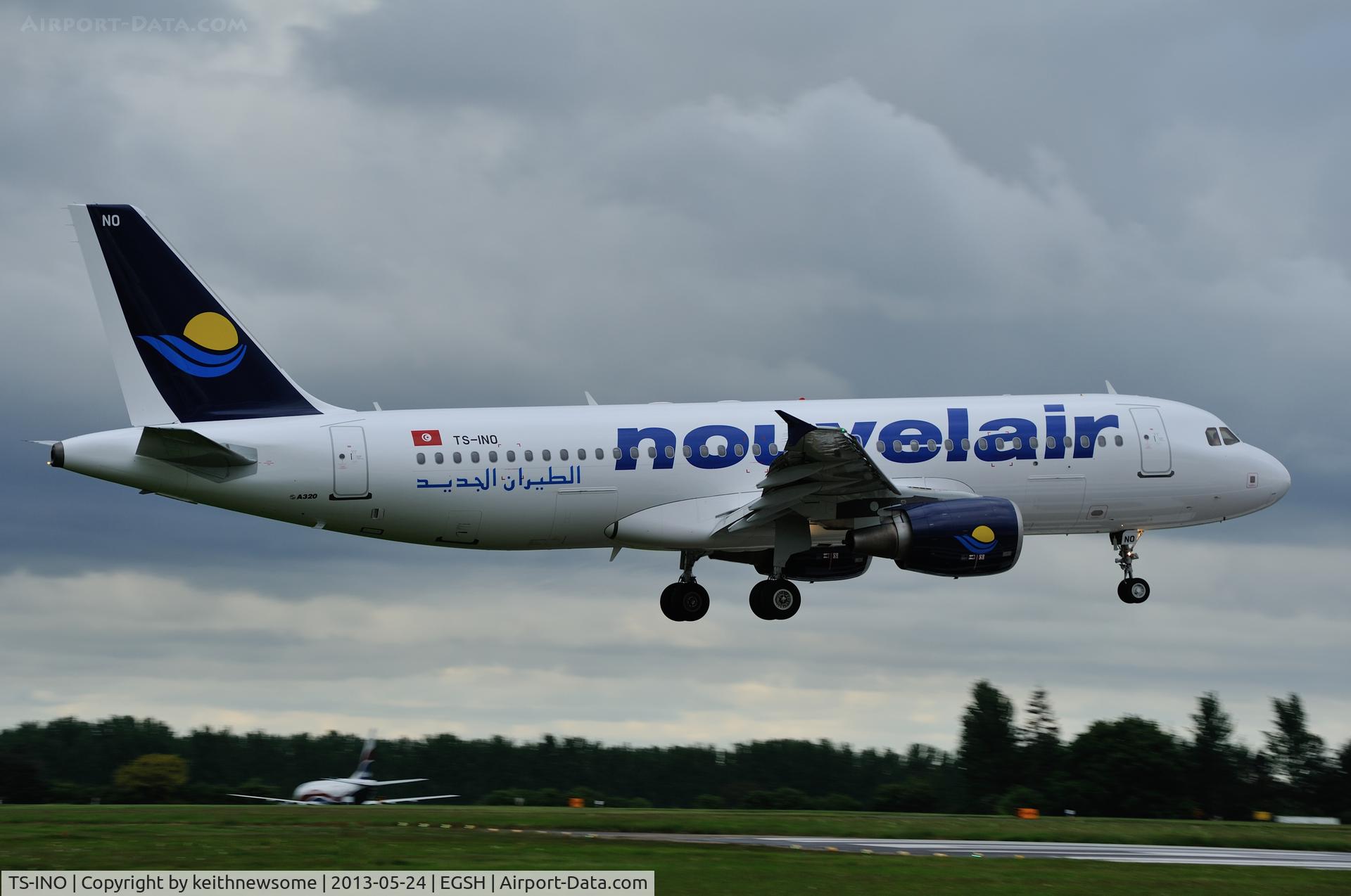 TS-INO, 2008 Airbus A320-214 C/N 3480, Cold and Wet !!