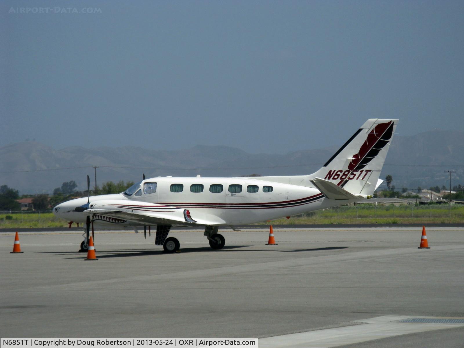 N6851T, 1981 Cessna 441 C/N 441-0211, 1981 Cessna 441 CONQUEST, two Garrett AiResearch TPE331-8-401S/402S Turboprops, each flat rated to 635.5 shp to 16,000'. Pressurized and air-conditioned.