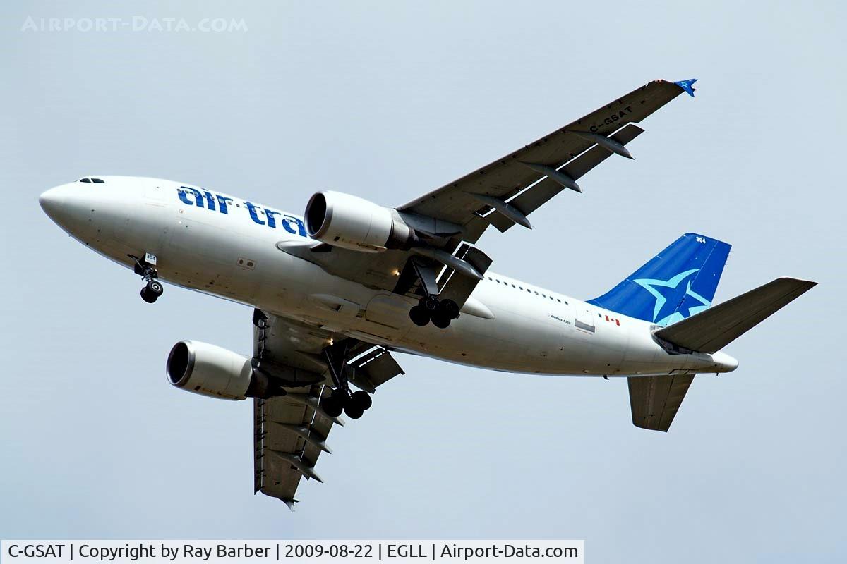 C-GSAT, 1991 Airbus A310-308 C/N 600, Airbus A310-308 [600] (Air Transat) Home~G 22/08/2009