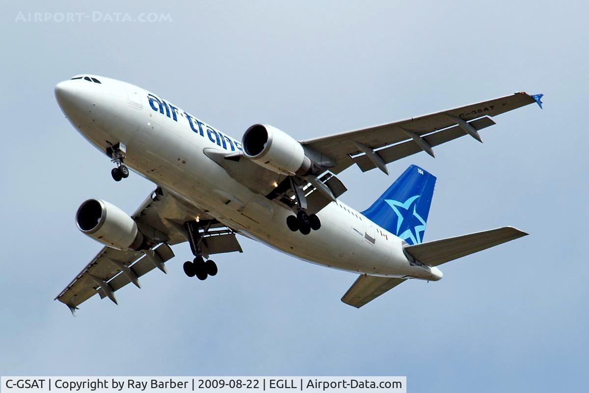 C-GSAT, 1991 Airbus A310-308 C/N 600, Airbus A310-308 [600] (Air Transat) Home~G 22/08/2009