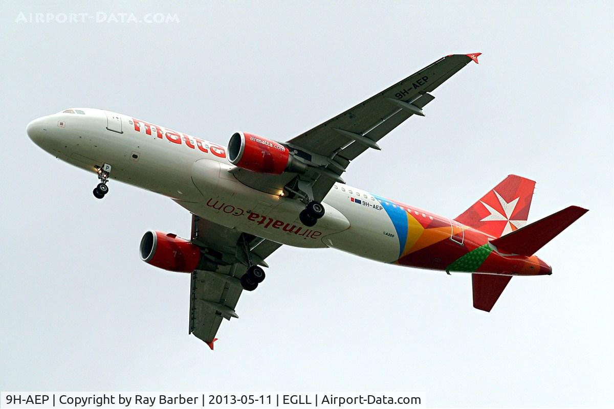 9H-AEP, 2007 Airbus A320-214 C/N 3056, Airbus A320-214 [3056] (Air Malta) Home~G 11/05/2013