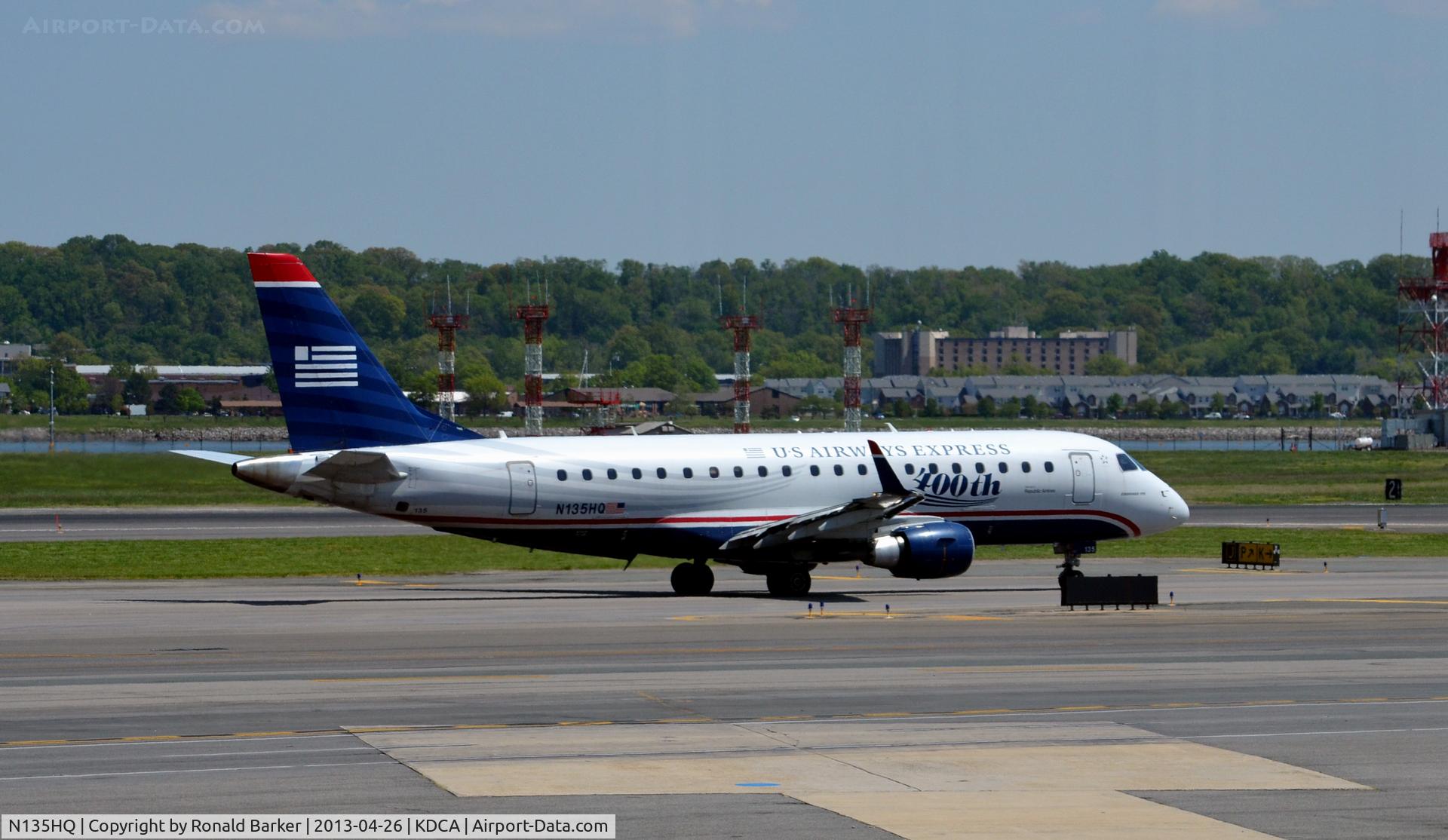 N135HQ, 2008 Embraer 175LR (ERJ-170-200LR) C/N 17000224, Taxi National