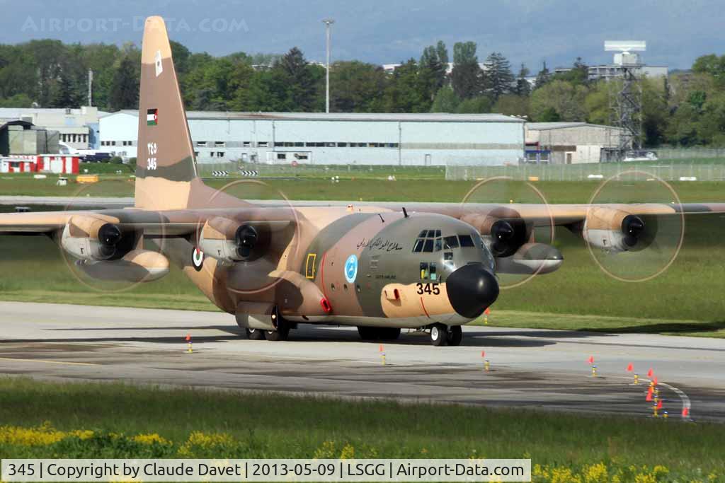345, 1979 Lockheed C-130H Hercules C/N 382-4813, Jordan Air Force