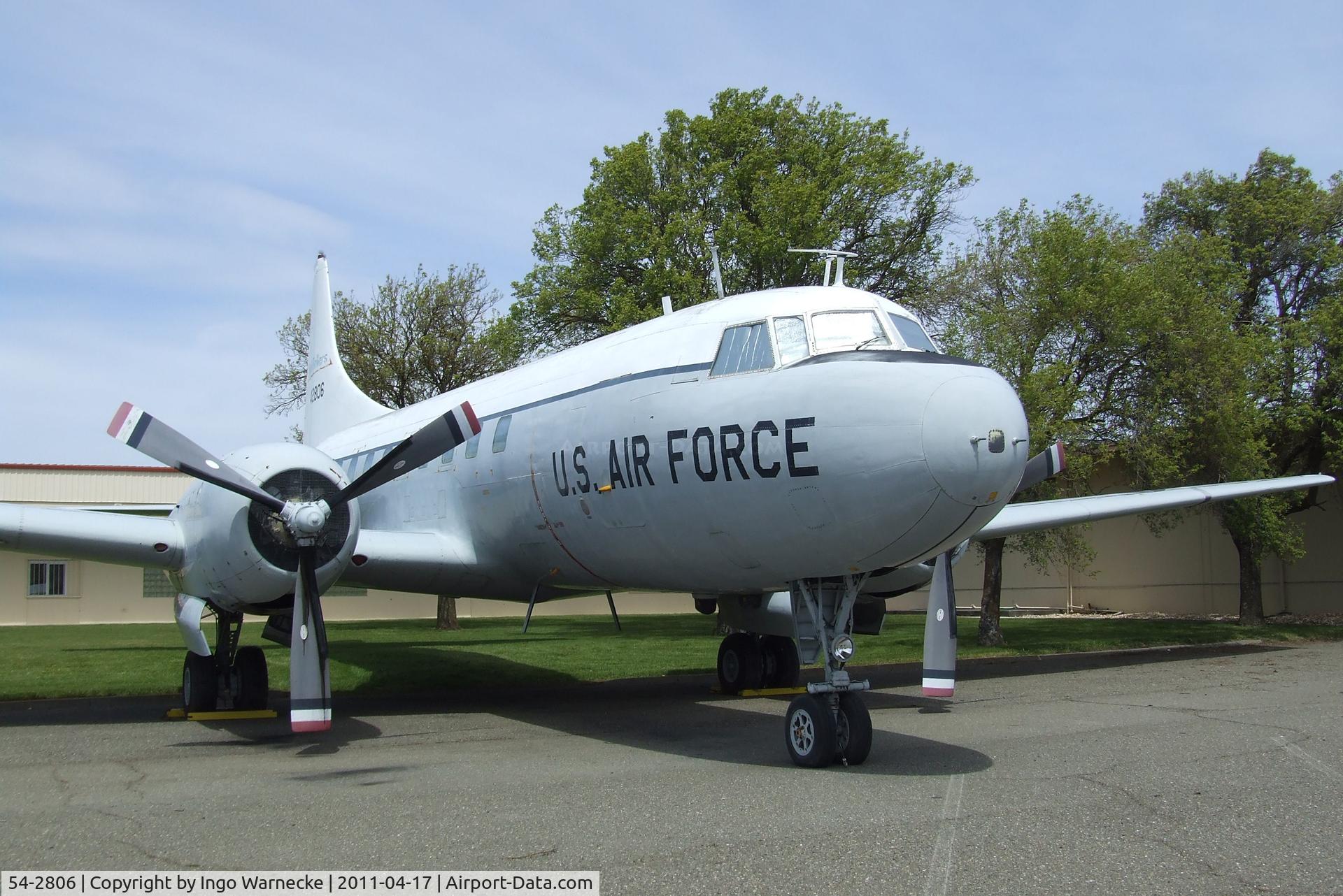 54-2806, 1954 Convair C-131D Samaritan C/N 201, Convair C-131D Samaritan at the Travis Air Museum, Travis AFB Fairfield CA