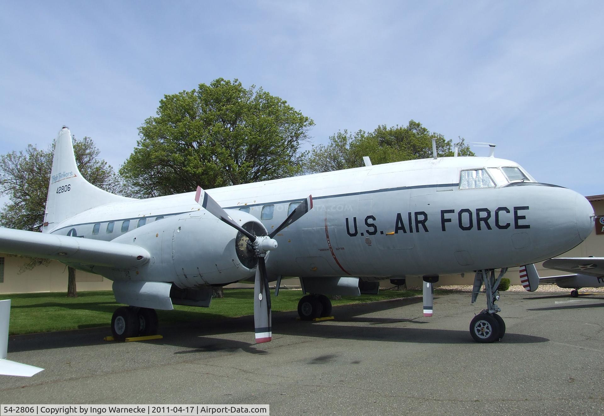 54-2806, 1954 Convair C-131D Samaritan C/N 201, Convair C-131D Samaritan at the Travis Air Museum, Travis AFB Fairfield CA