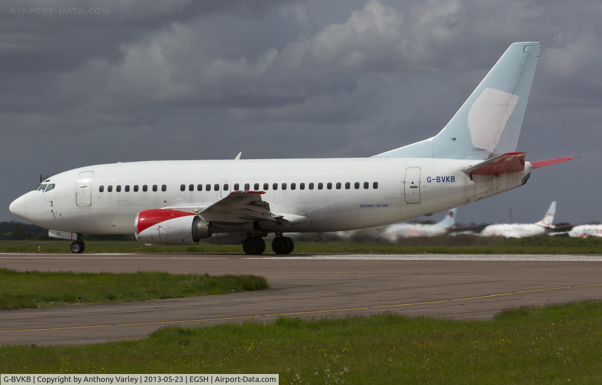 G-BVKB, 1994 Boeing 737-59D C/N 27268, Departing NWI...