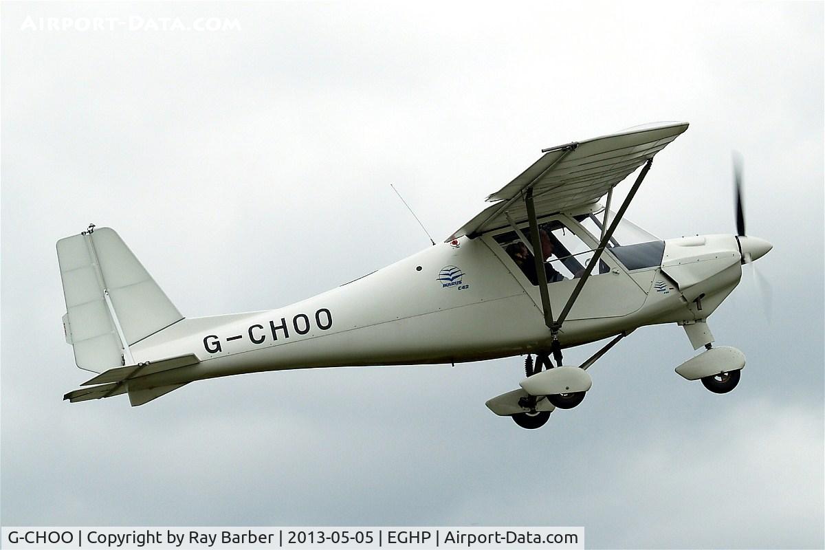 G-CHOO, 2012 Comco Ikarus C42 FB80 C/N 1205-7204, G-CHOO   Comco Ikarus C-42 Cyclone FB80 [1205-7204] Popham~G 05/05/2013