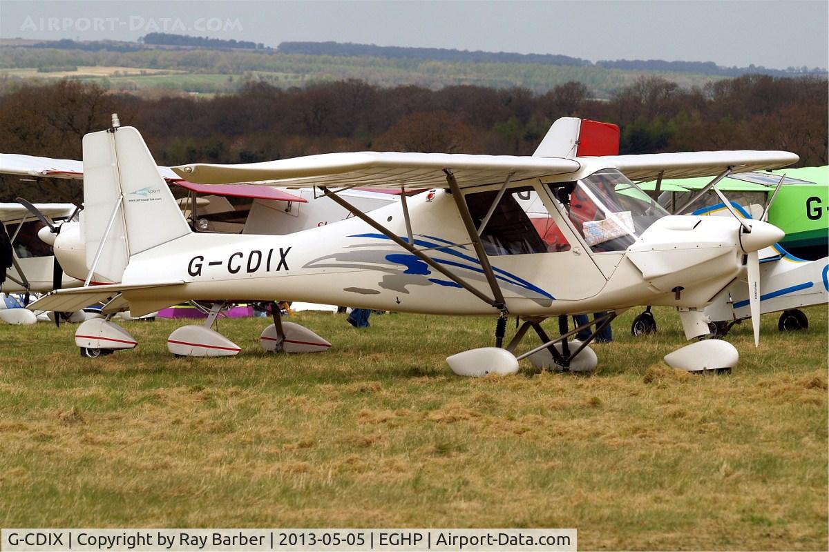 G-CDIX, 2005 Comco Ikarus C42 FB100 C/N 0504-6669, Comco Ikarus C-42 Cyclone FB100 [0504-6669] Popham~G 05/05/2013