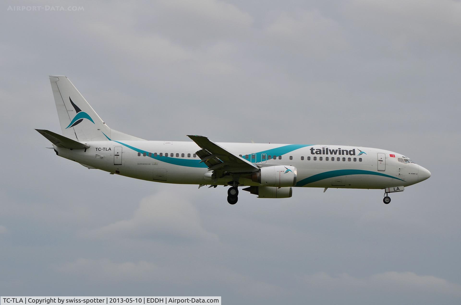 TC-TLA, 1993 Boeing 737-4Q8 C/N 25107, Tailwind Airlines