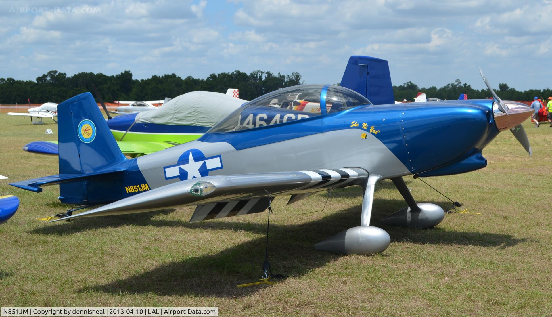 N851JM, 2008 Vans RV-8 C/N 81989, 2008 MYERS JOHN O RV-8 AT SUN N FUN