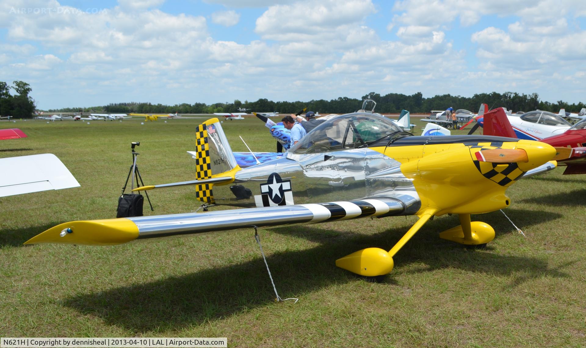 N621H, 1991 Vans RV-4 C/N RV4548, 1991 HILL JOHN CRANDALL RV 4 AT SUN N FUN
