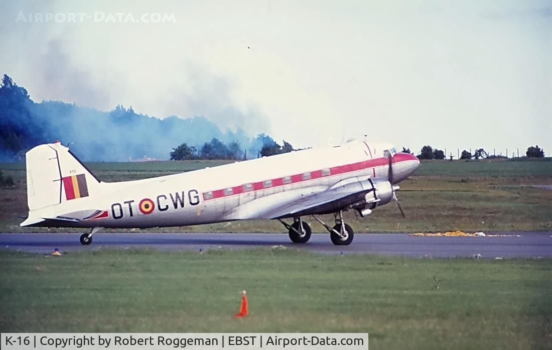 K-16, 1943 Douglas C-47B-1-DL Skytrain C/N 20823, Late 1960's.OT CWG.43-16357.Brakechute F-104's still on runway.