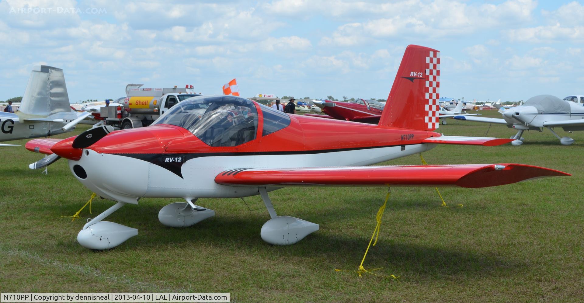 N710PP, 2012 Vans RV-12 C/N 120420, 2012 VANS AIRCRAFT INC RV-12 AT SUN N FUN