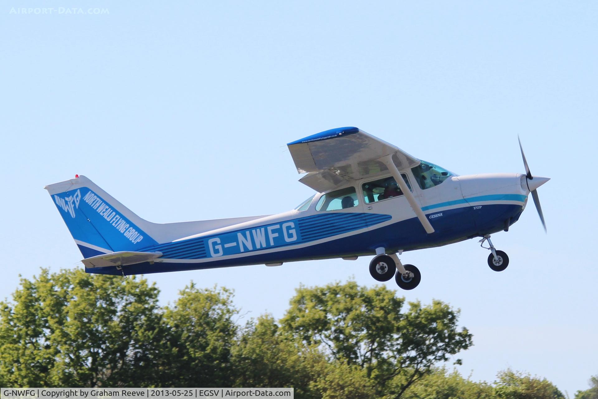 G-NWFG, 1981 Cessna 172P C/N 172-74192, Just airbourne.