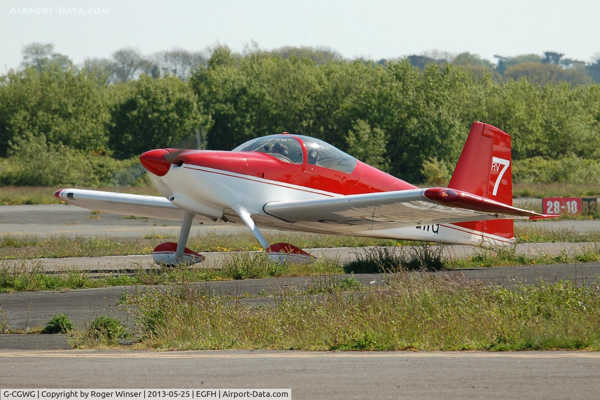 G-CGWG, 2011 Vans RV-7 C/N PFA 323-14486, Resident Vans RV-7.