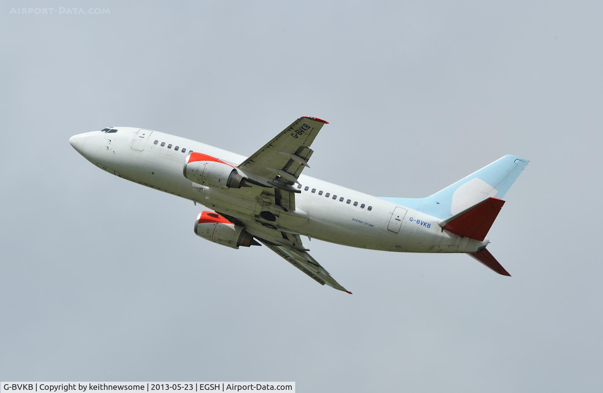 G-BVKB, 1994 Boeing 737-59D C/N 27268, Possible last take off ?? Going to Bruntingthorpe ??