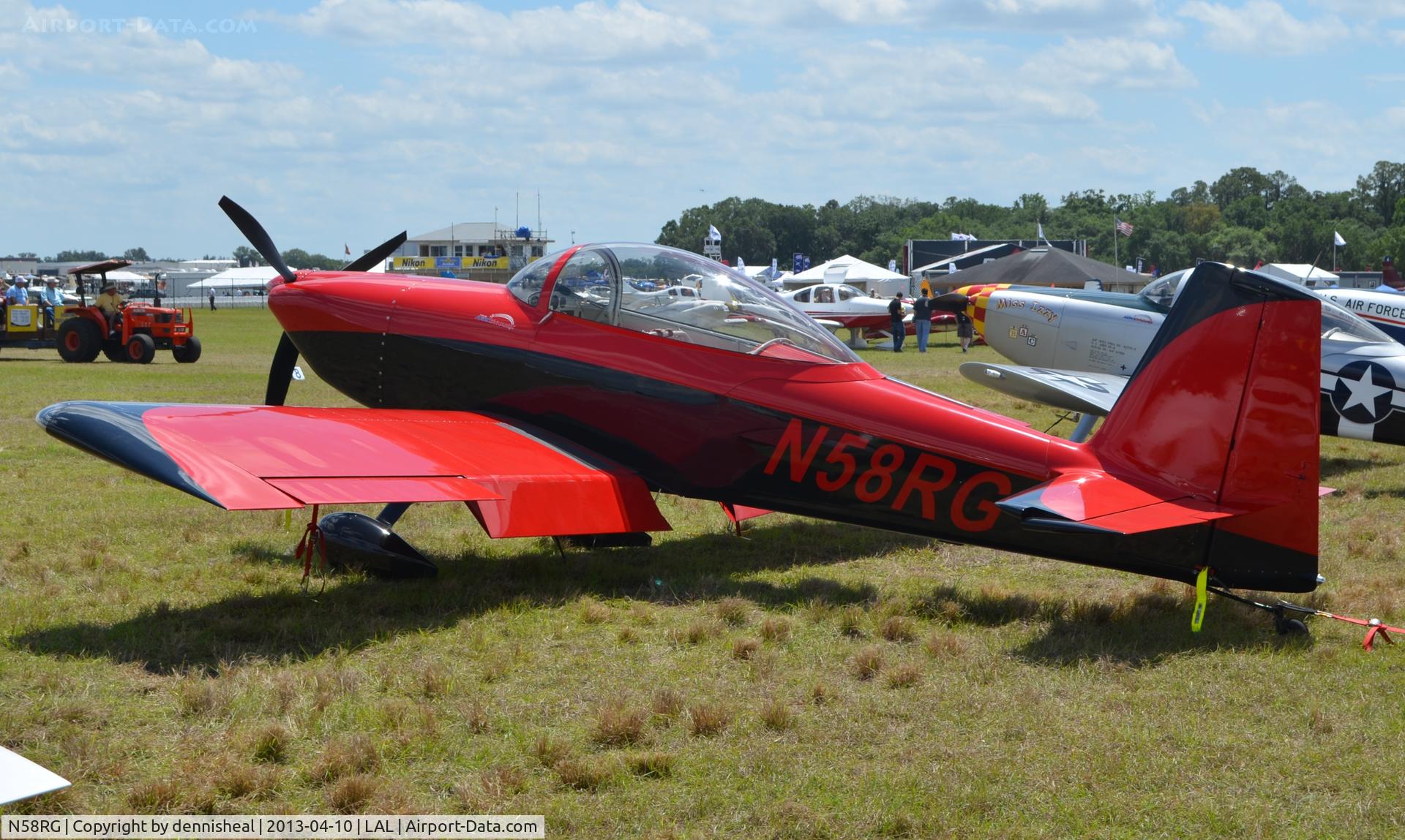 N58RG, Vans RV-8 C/N 80067, GIBBONS ROBERT D RV-8 AT SUN N FUN