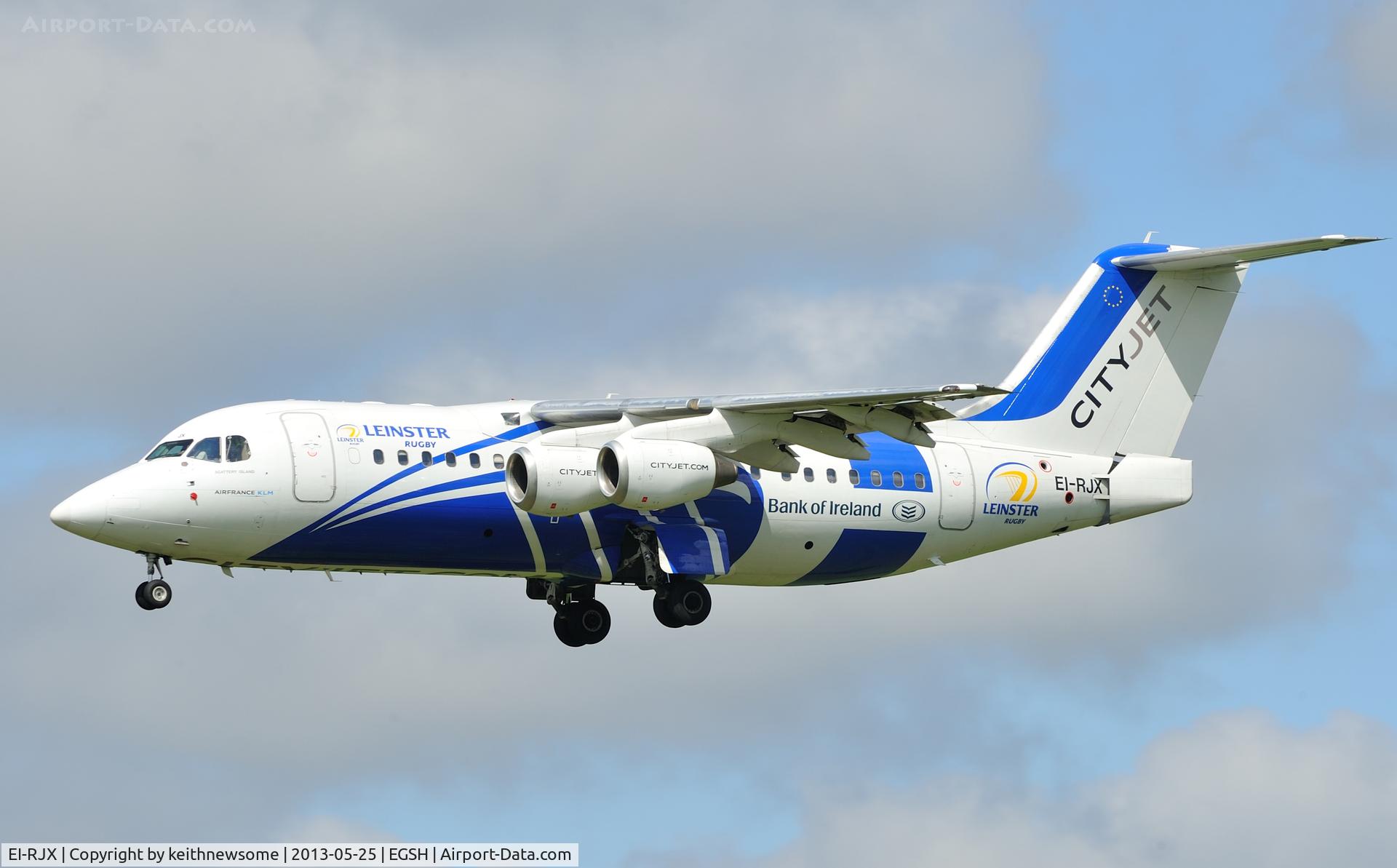 EI-RJX, 2000 BAe Systems Avro 146-RJ85A C/N E.2372, Nice arrival !