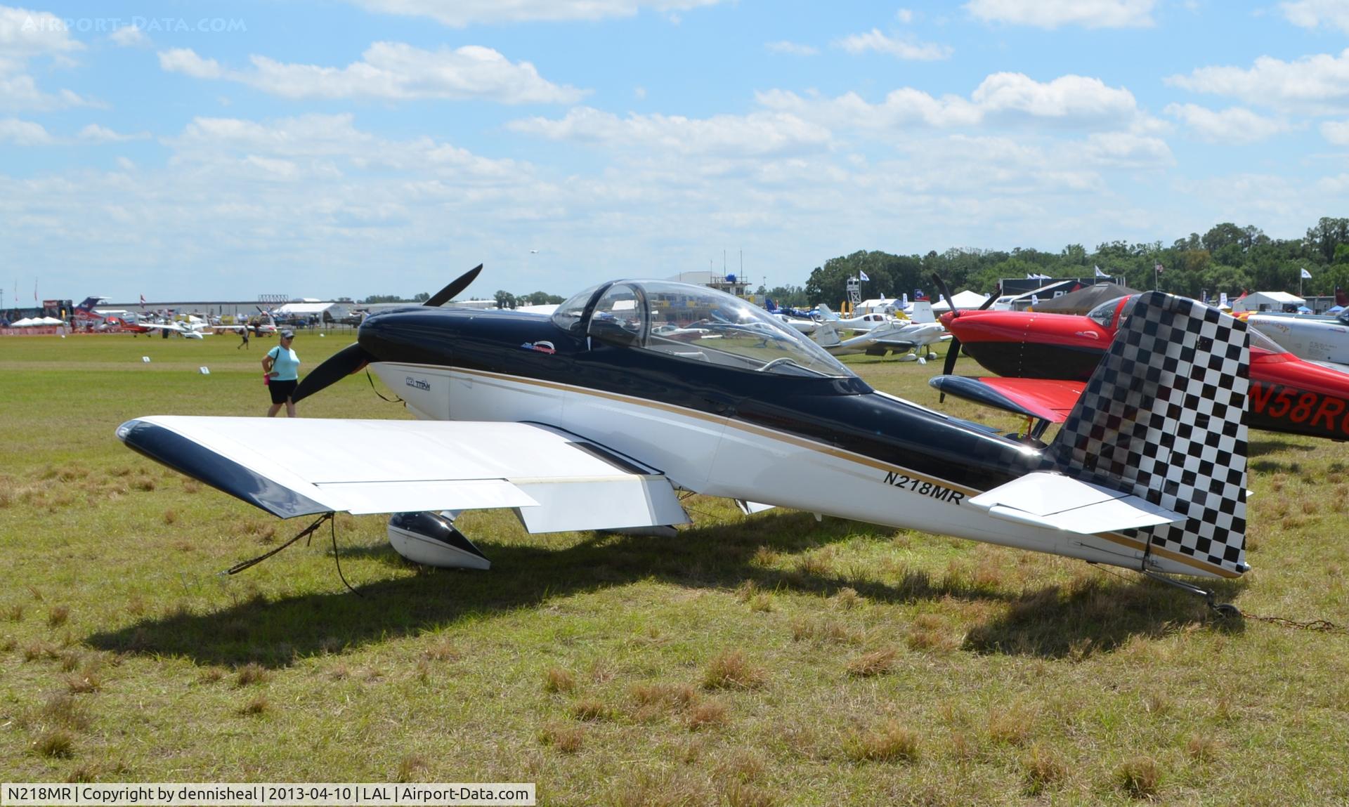 N218MR, Vans RV-8 C/N 82011, MARLOW ROY S/ROTHHAAR DANIEL P RV8 AT SUN N FUN