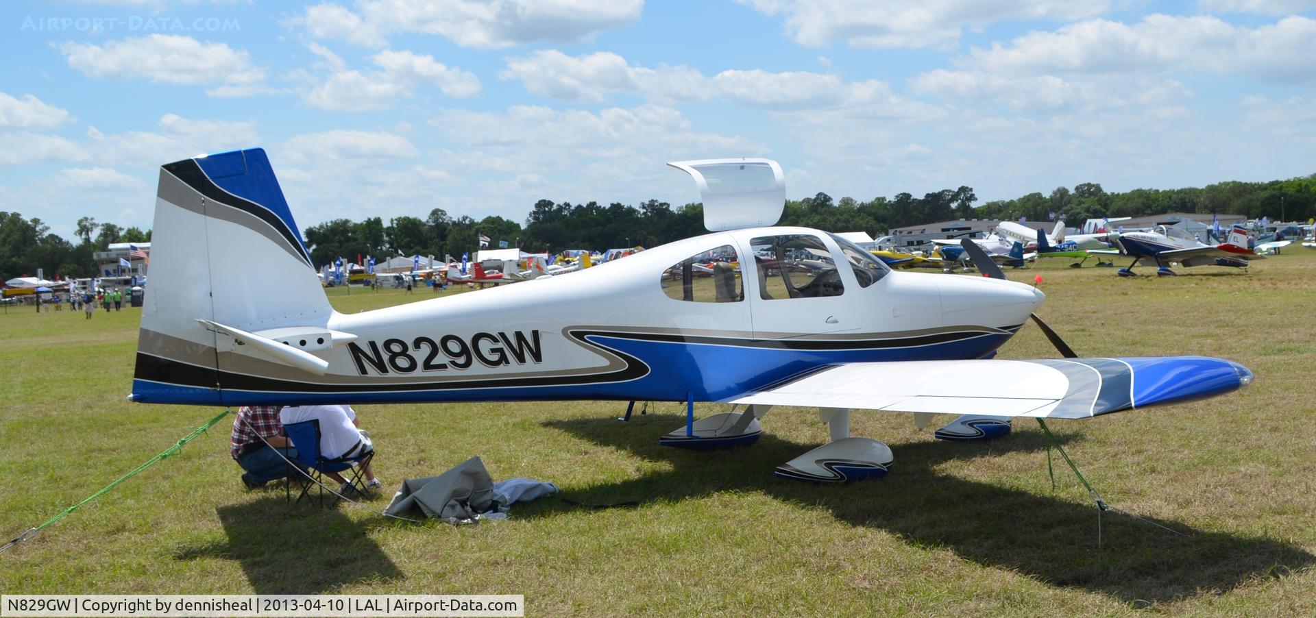 N829GW, Vans RV-10 C/N 40033, COMBS GEOFFREY W RV-10 AT SUN N FUN