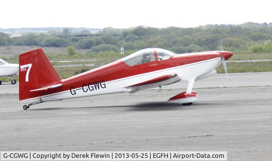 G-CGWG, 2011 Vans RV-7 C/N PFA 323-14486, EGFH resident.