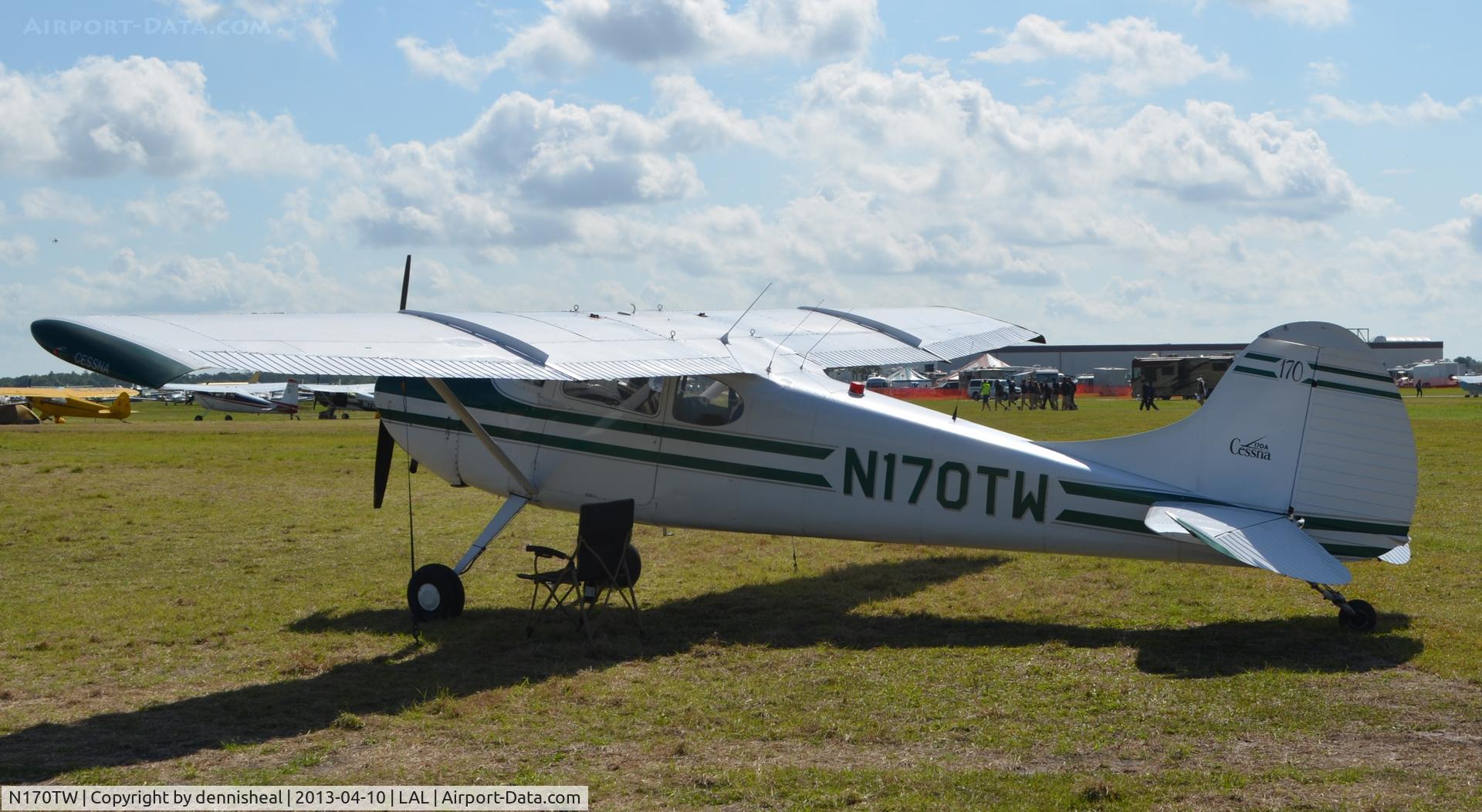 N170TW, 1951 Cessna 170A C/N 20197, 1951 CESSNA 170A AT 2013 SUN N FUN