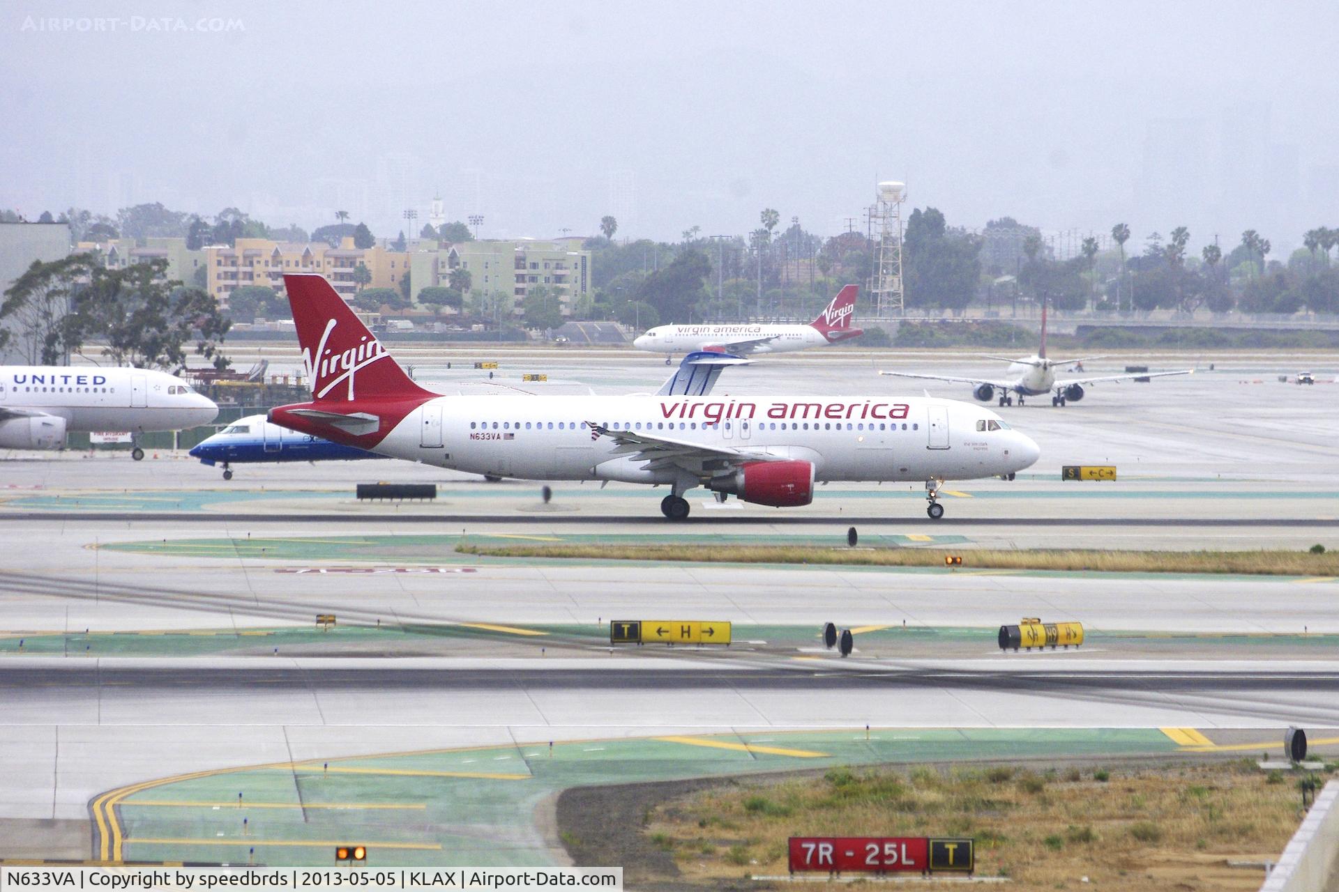 N633VA, 2007 Airbus A320-214 C/N 3230, Virgin America A320