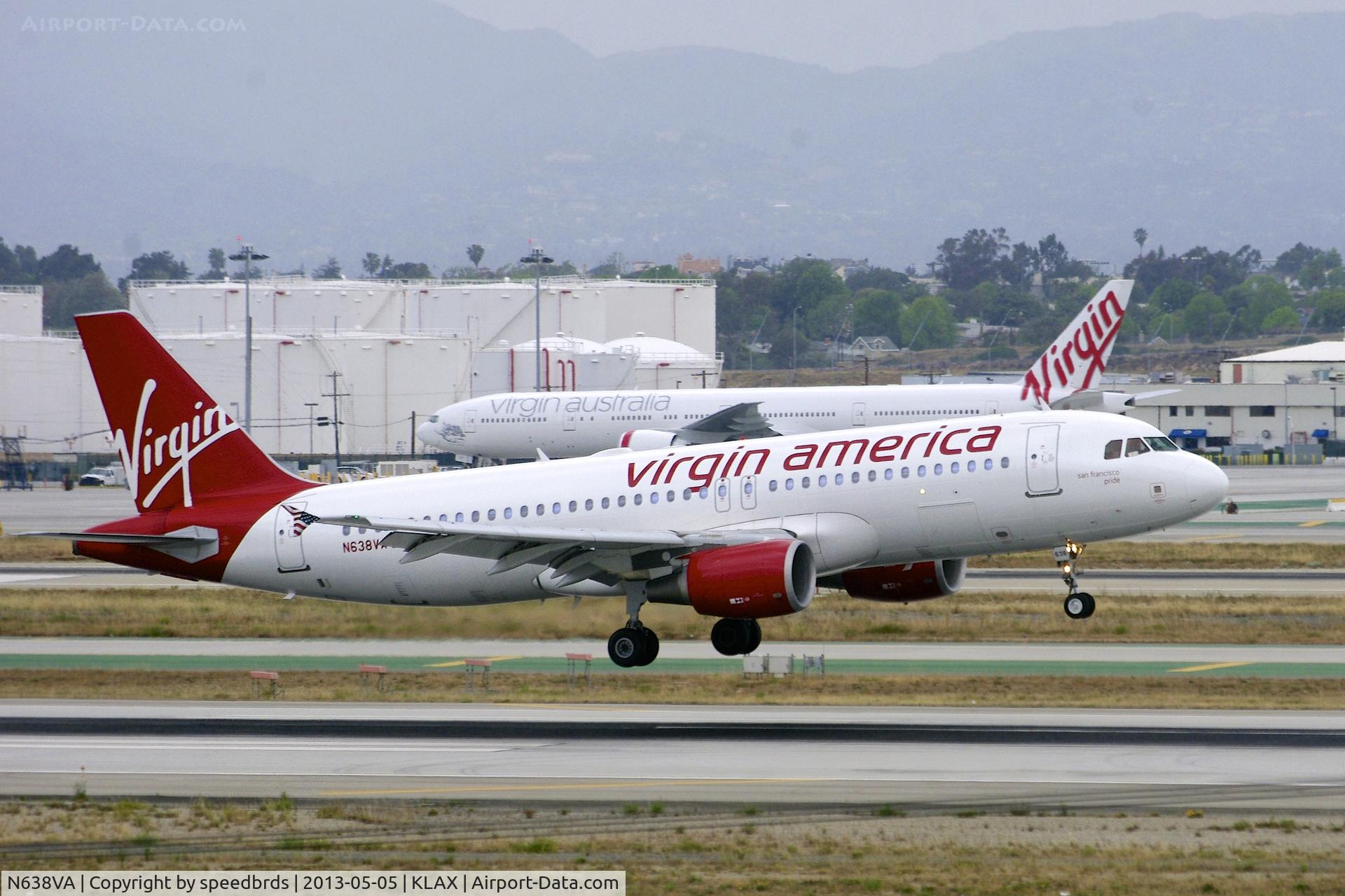 N638VA, 2008 Airbus A320-214 C/N 3503, Virgin America A320 