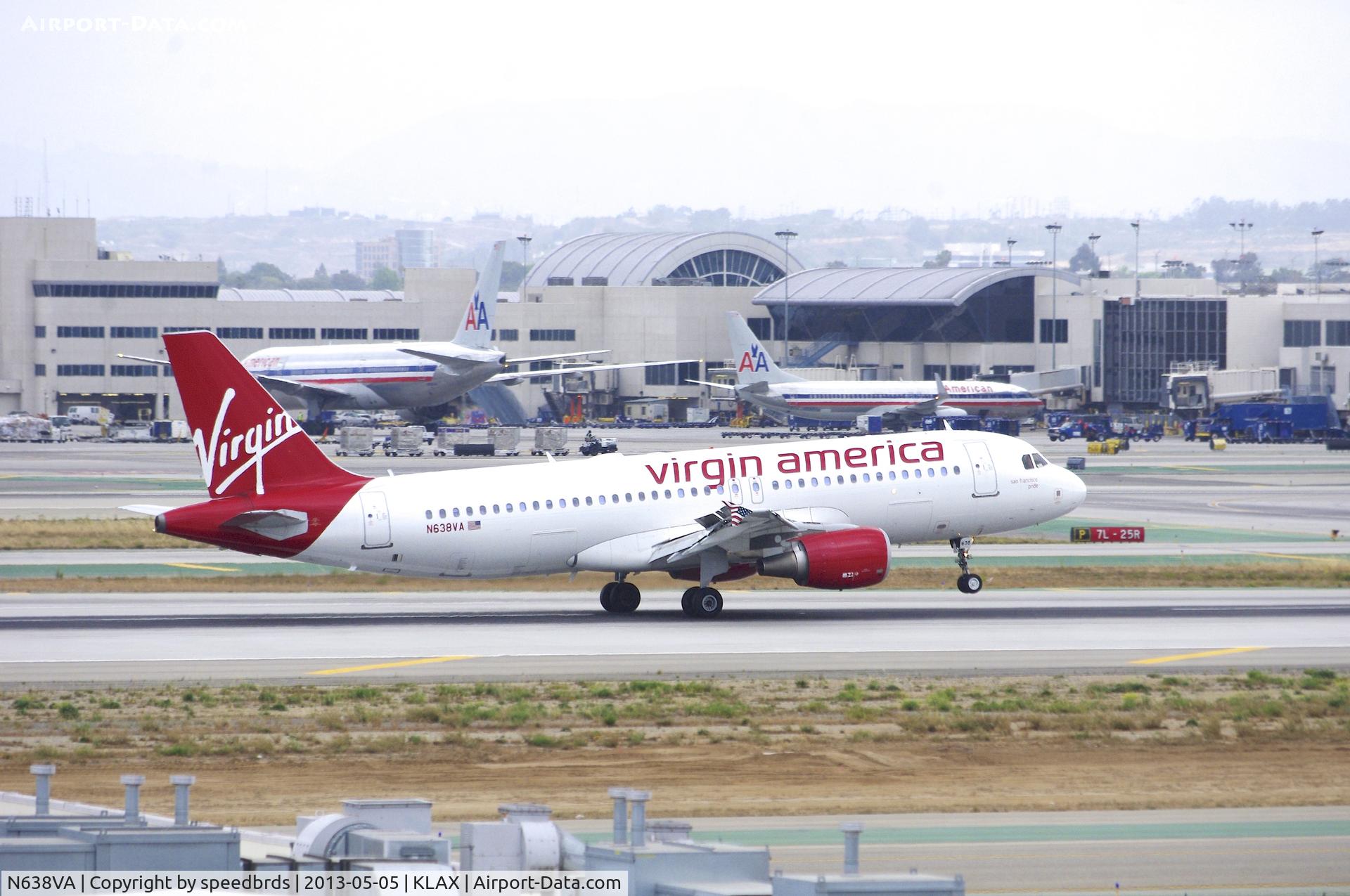 N638VA, 2008 Airbus A320-214 C/N 3503, Virgin America A320 