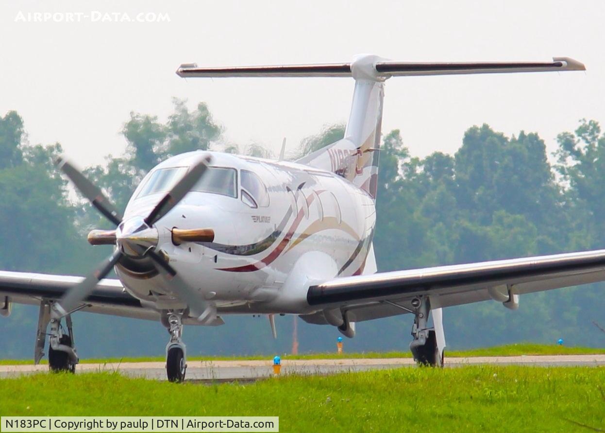 N183PC, 1997 Pilatus PC-12/45 C/N 183, At Downtown Shreveport.