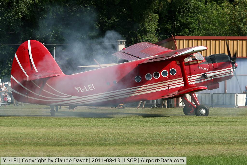 YL-LEI, 1976 Antonov An-2 C/N 1G177-56, Engine start