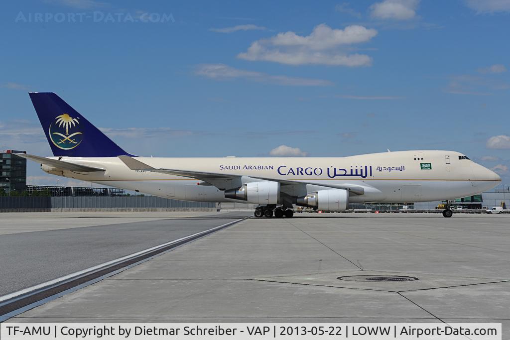 TF-AMU, 1999 Boeing 747-48EF/SCD C/N 27603, Saudia Boeing 747-400