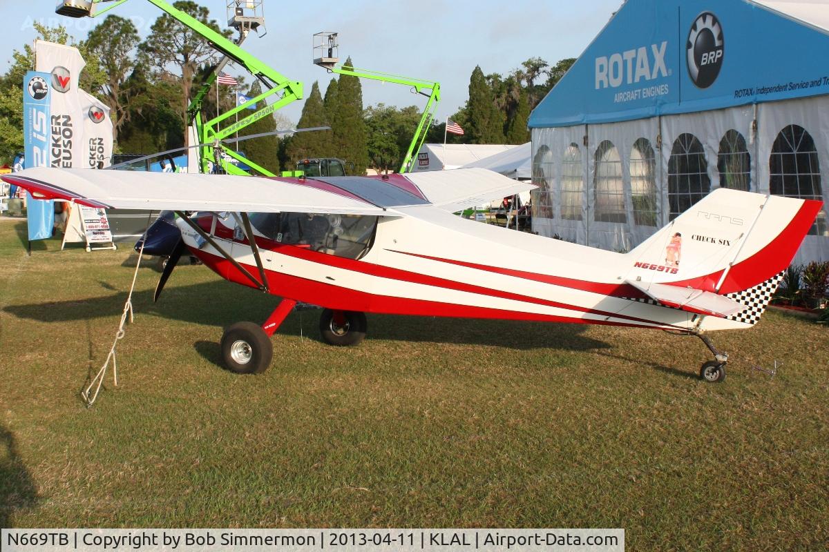 N669TB, 2012 Rans S-6S Coyote II C/N 01011405, Sun N Fun 2013 - Lakeland, FL