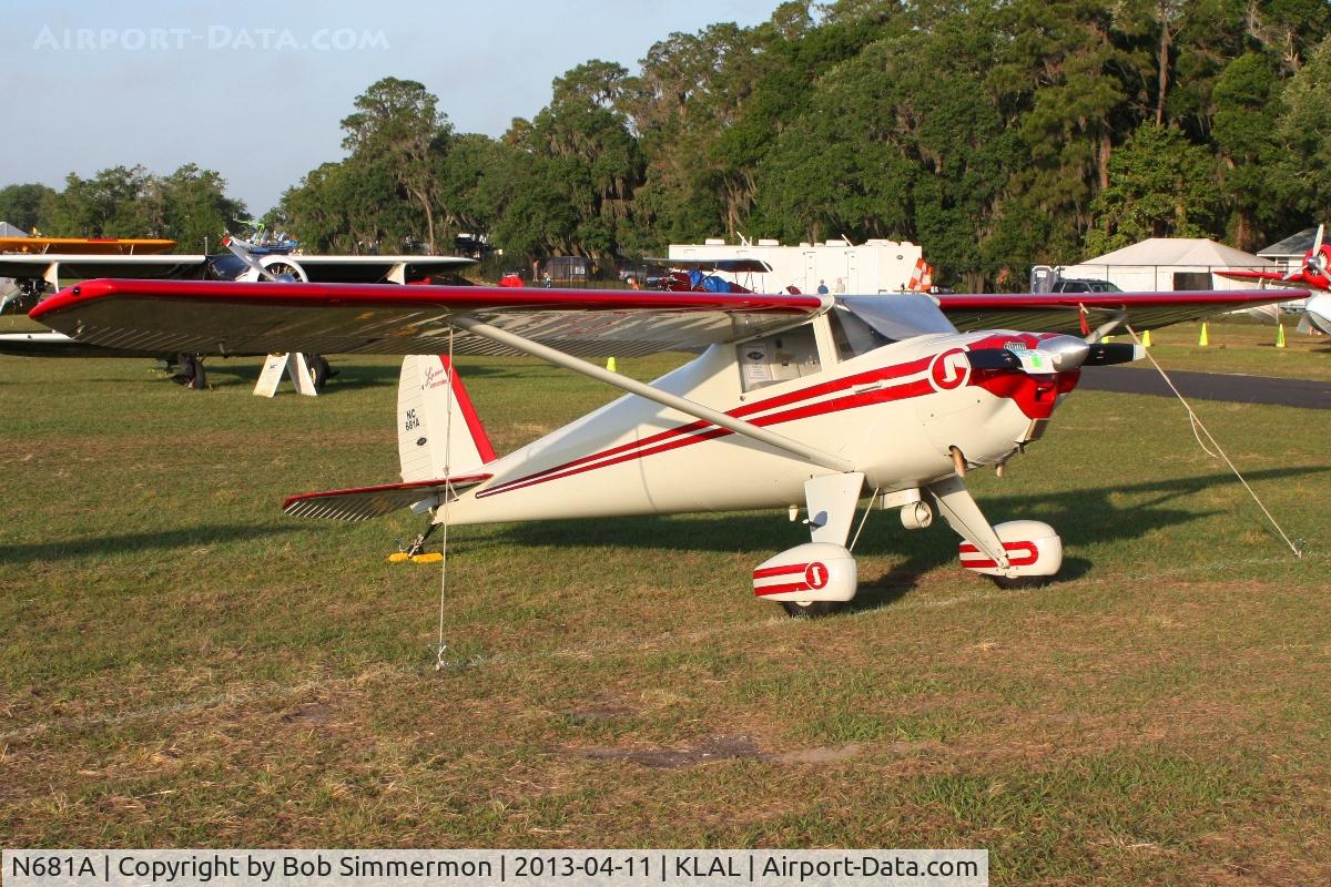 N681A, 1948 Luscombe 8A C/N 5872, Sun N Fun 2013 - Lakeland, FL